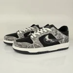 کفش کتانی طوسی مشکی نایک NIKE dunk
