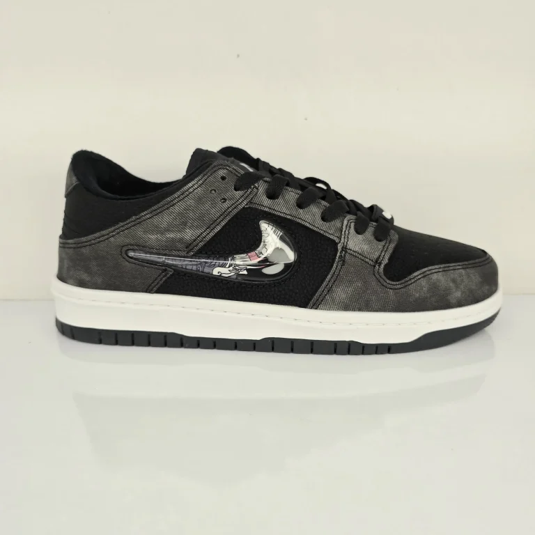 کفش کتانی مشکی طوسی تیره نایک NIKE dunk