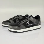 کفش کتانی مشکی طوسی تیره نایک NIKE dunk
