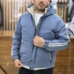 کاپشن وارداتی پر ابی روشن