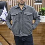 کاپشن باکسی فوتر خاکستری