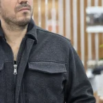 کاپشن باکسی فوتر مشکی