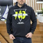 هودی 2 نخ چاپی مشکی