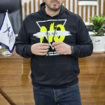 هودی 2 نخ چاپی مشکی