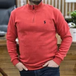 دورس نیم زیپ پولو قرمز