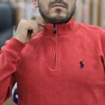 دورس نیم زیپ پولو قرمز