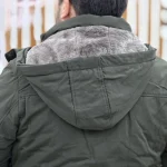 کاپشن کتان KZL سبز تیره