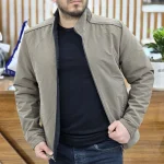 کاپشن کلاسیک لیمک قهوه ای روشن