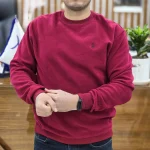 سلانیک ضخیم پولو قرمز تیره