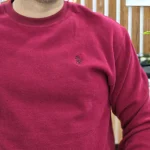 سلانیک ضخیم پولو قرمز تیره