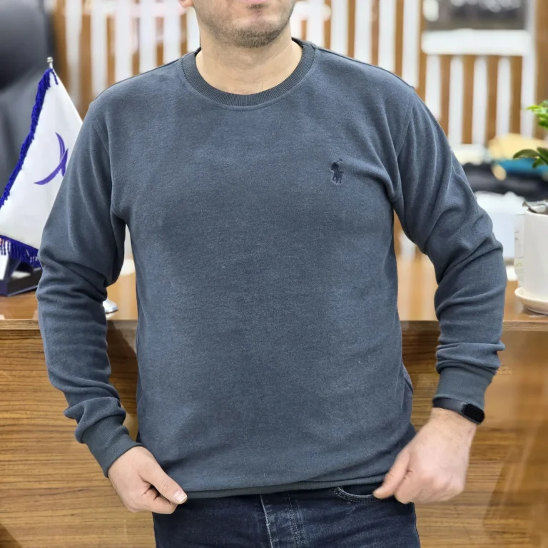 سلانیک ضخیم پولو سرمه ای روشن