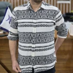 پیراهن کنفی اسپرت طوسی