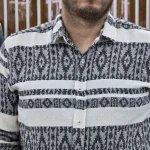 پیراهن کنفی اسپرت طوسی
