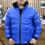 کاپشن چرم اسپرت ابی