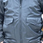 کاپشن چرم اسپرت باکسی GIESTO مشکی