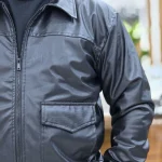 کاپشن چرم اسپرت باکسی GIESTO مشکی