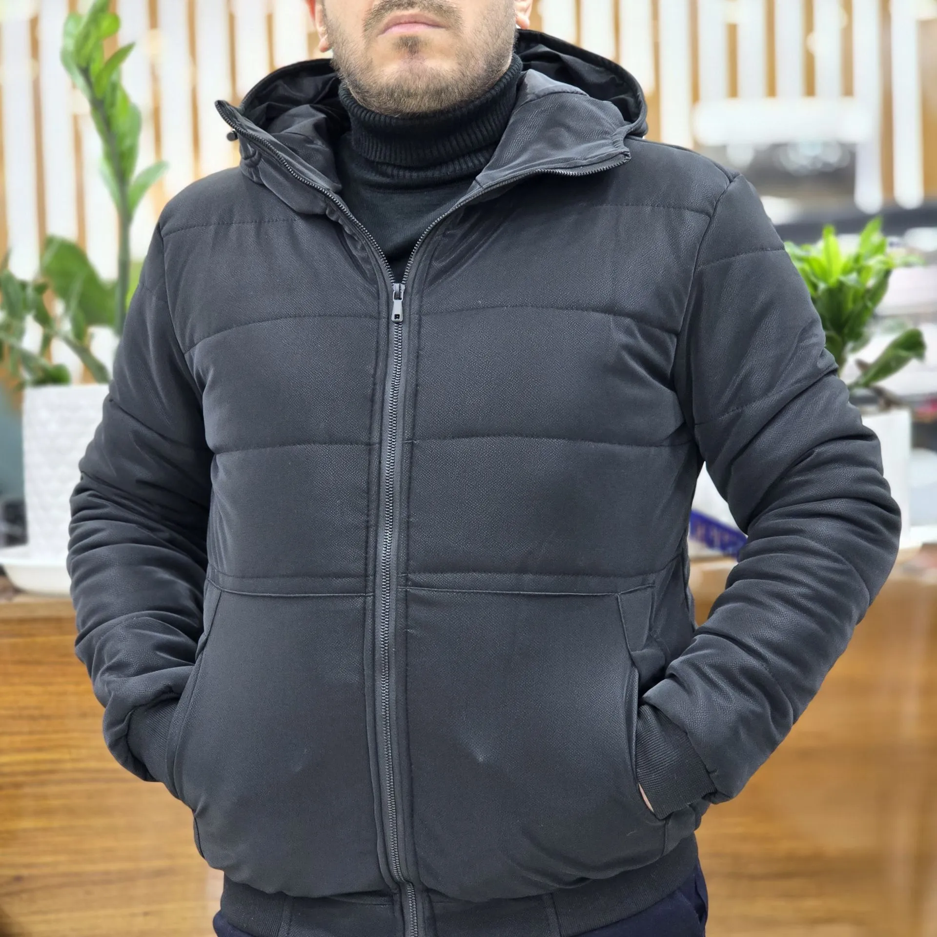 کاپشن تیوپی لیماک مشکی کاپشن تیوپی لیماک مشکی