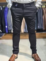 شلوار پارچه ای دمپا پاکتی مشکی