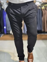 شلوار اسپرت کمر انگلیسی مشکی